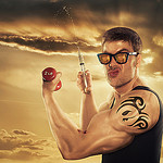 Self portrait – Got juice? by MattysFlicks inject photo